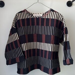 Ace & Jig Play Top (Oversized) in Lockwood 100% Cotton